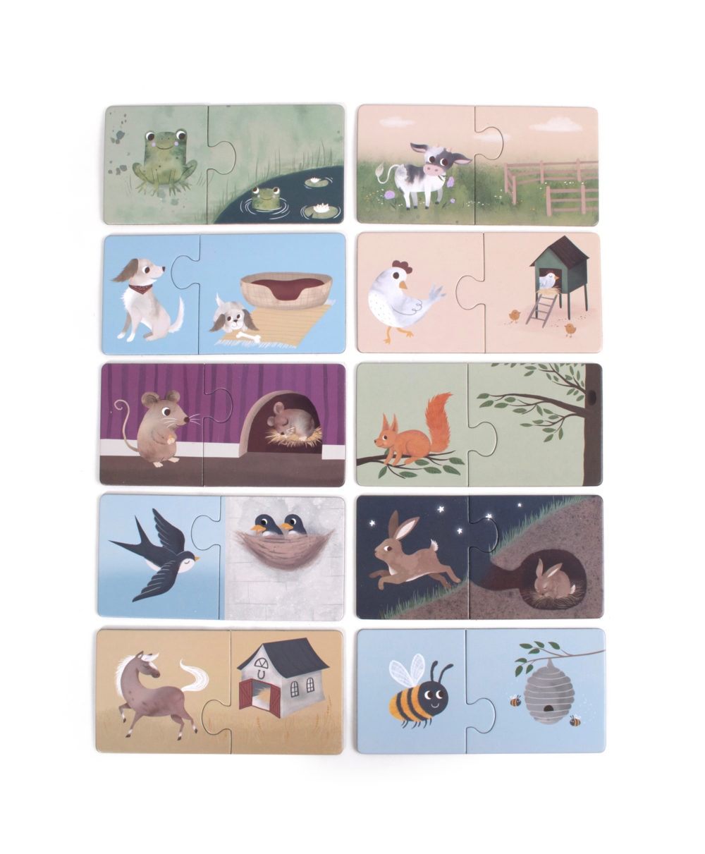 Filibabba Find my Home pussel