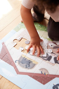 Filibabba Stort Pussel 30 Bitar - Magic Farm