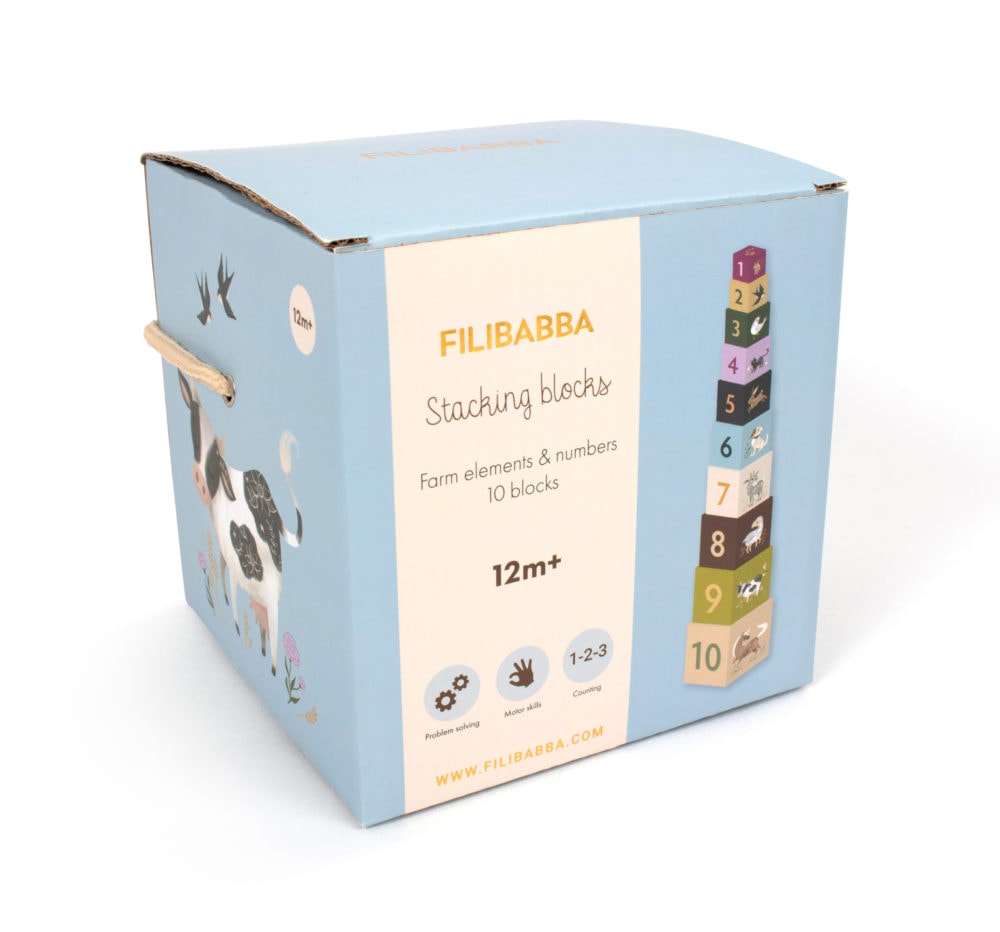 Filibabba Stacking blocks Magic Farm