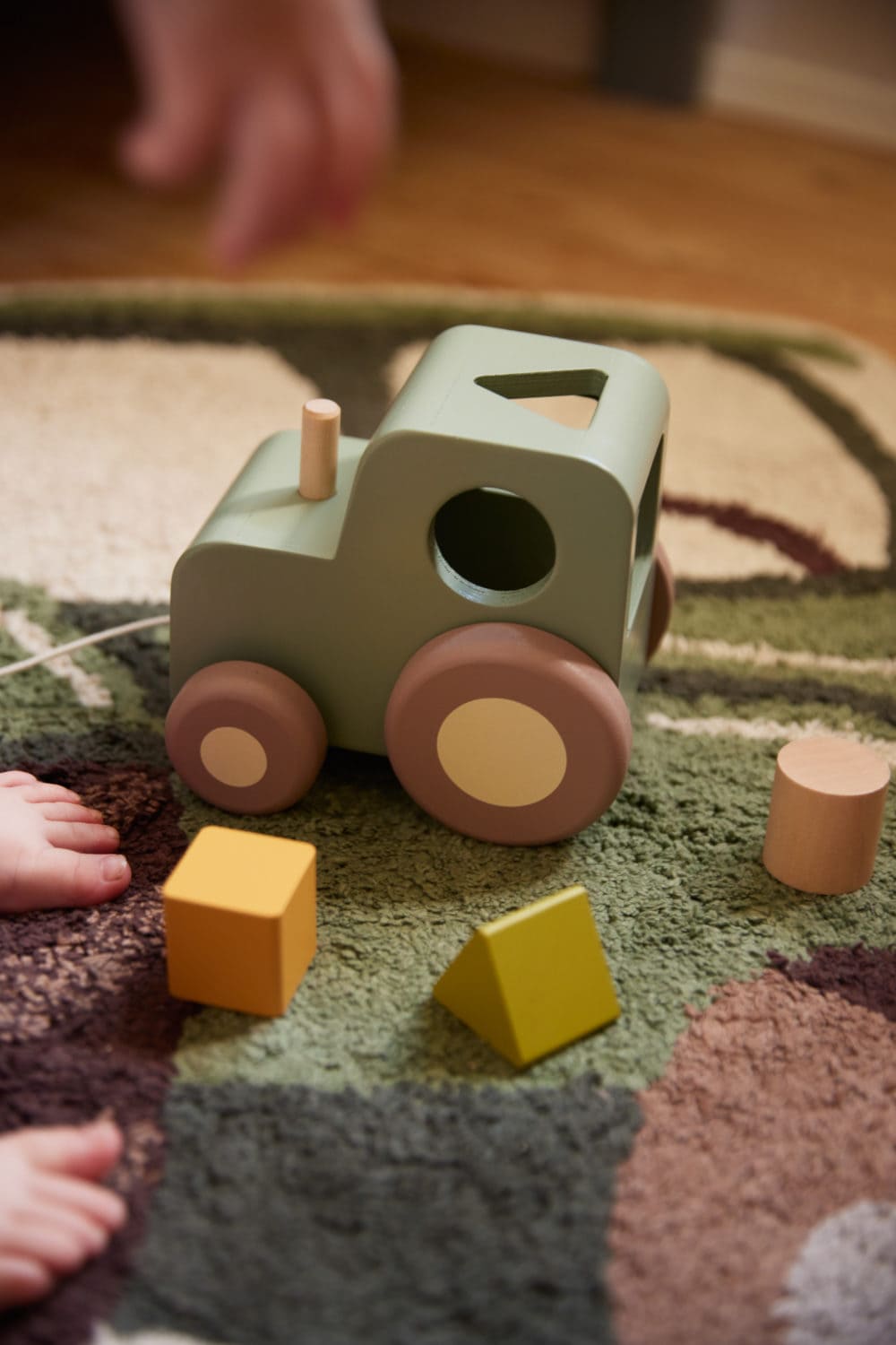 Filibabba dragleksakstraktor med formsortering