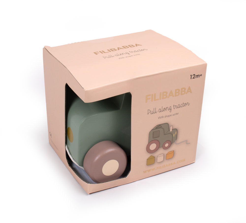 Filibabba dragleksakstraktor med formsortering