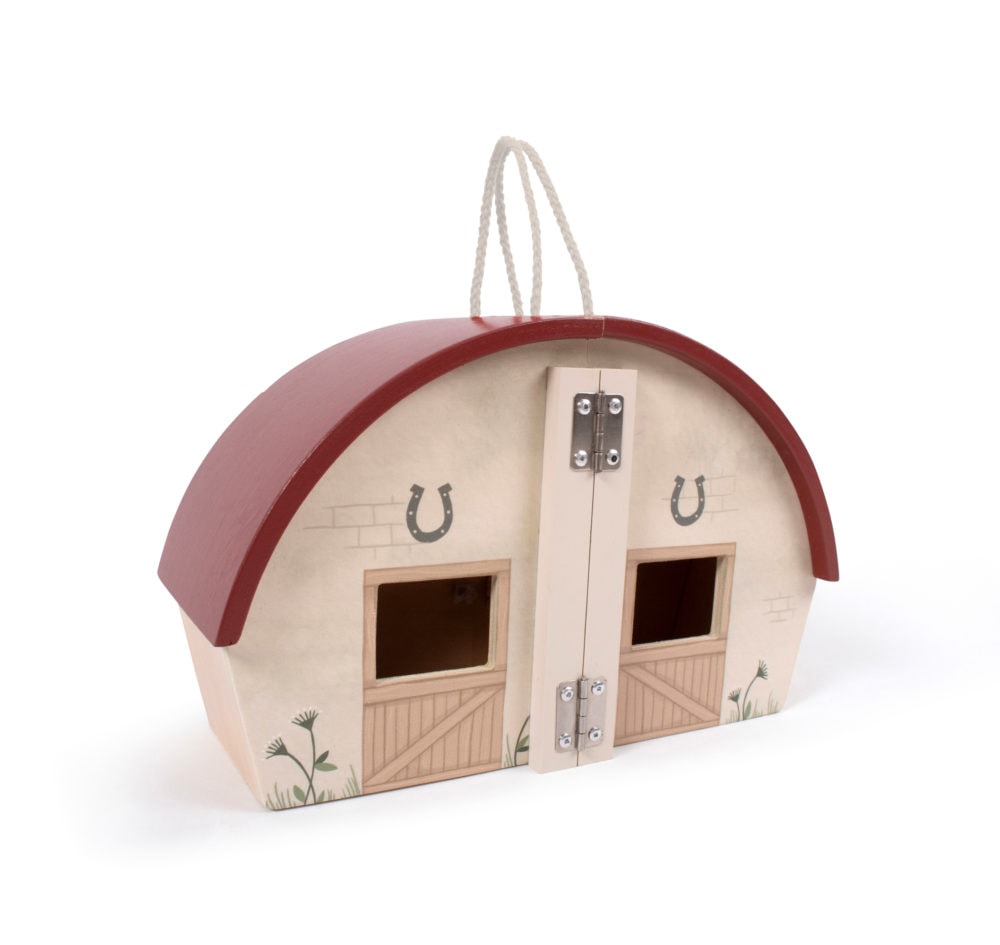 Filibabba träbondgård med djur