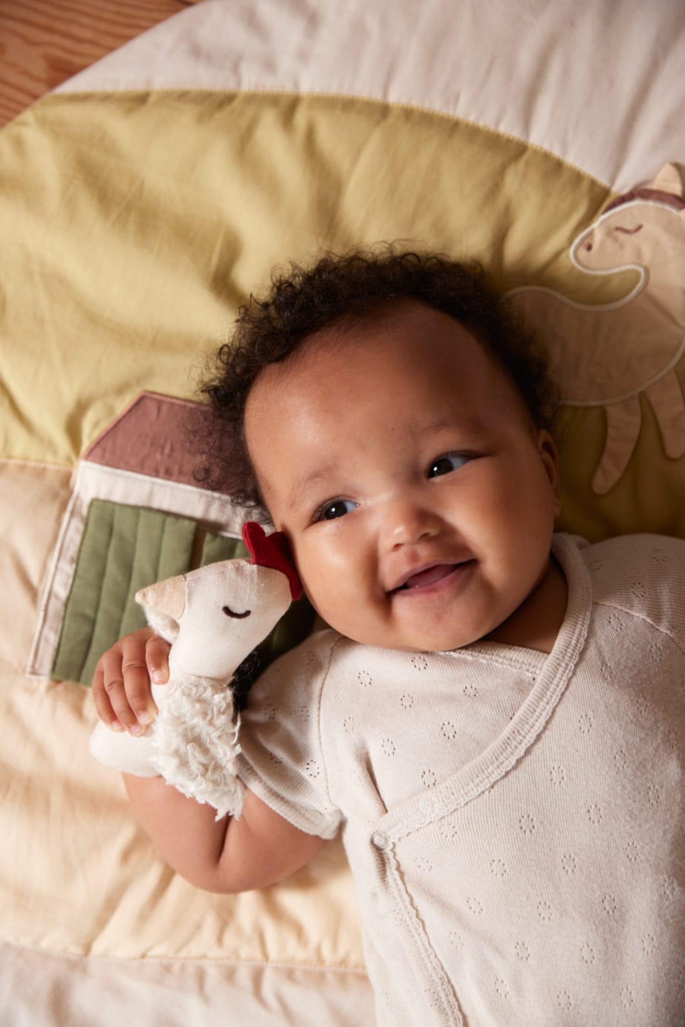 Filibabba Linen Skallra - Kyckling