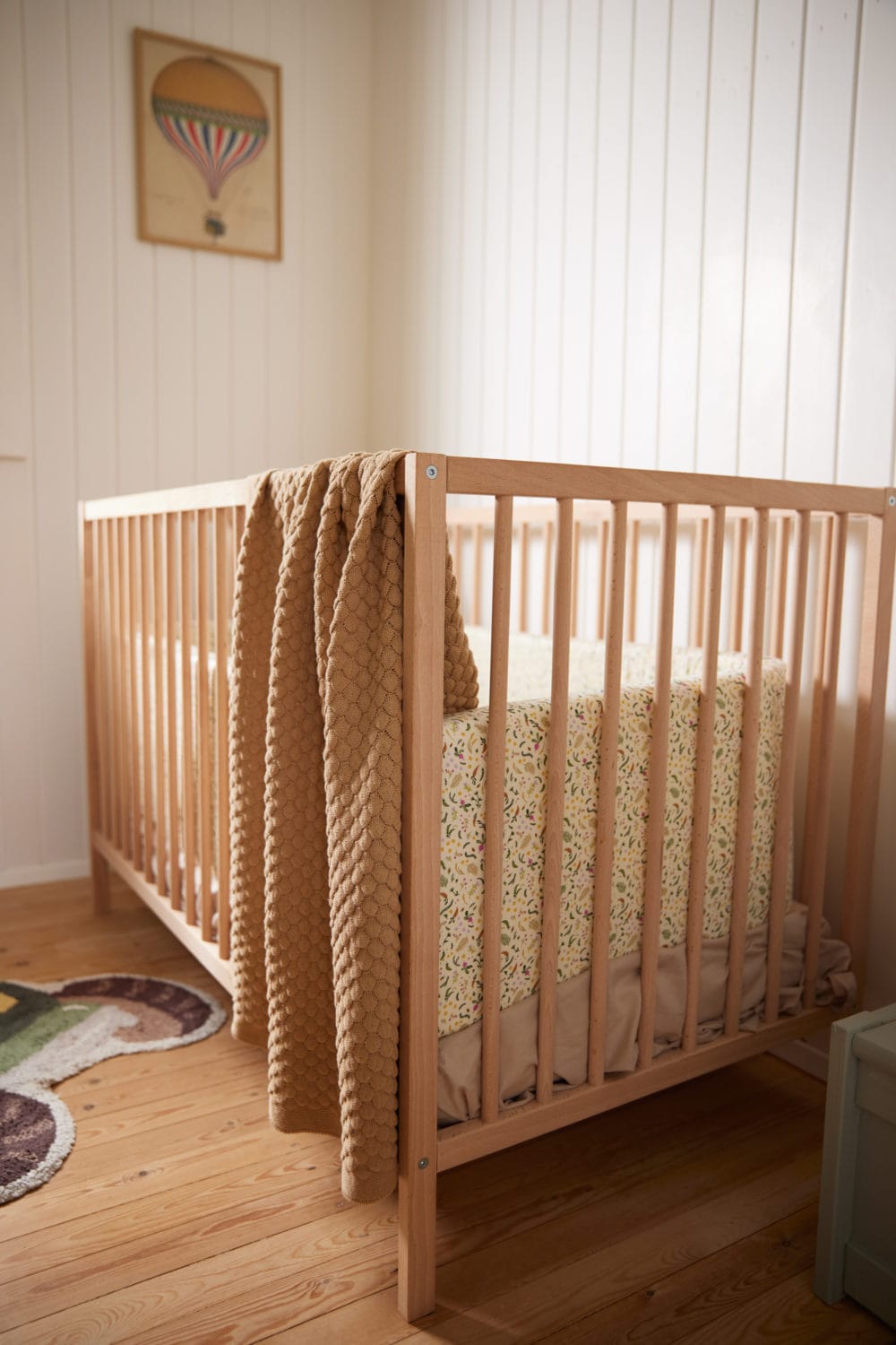 Filibabba Knitted Baby Blanket GOTS