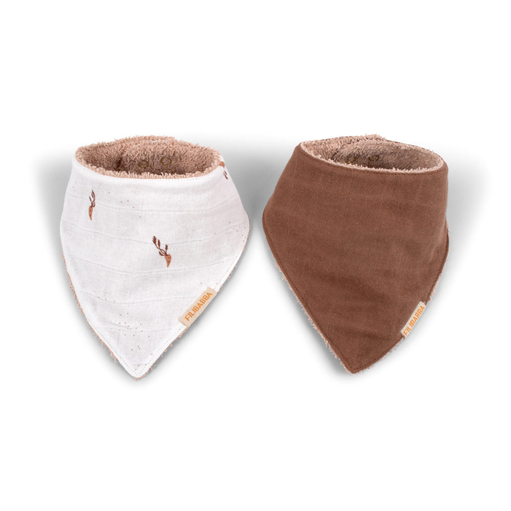 Filibabba Bandana Bib 2-pack