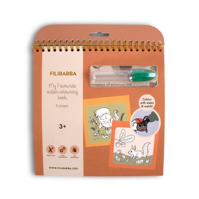Filibabba Water Colouring Book - Forest