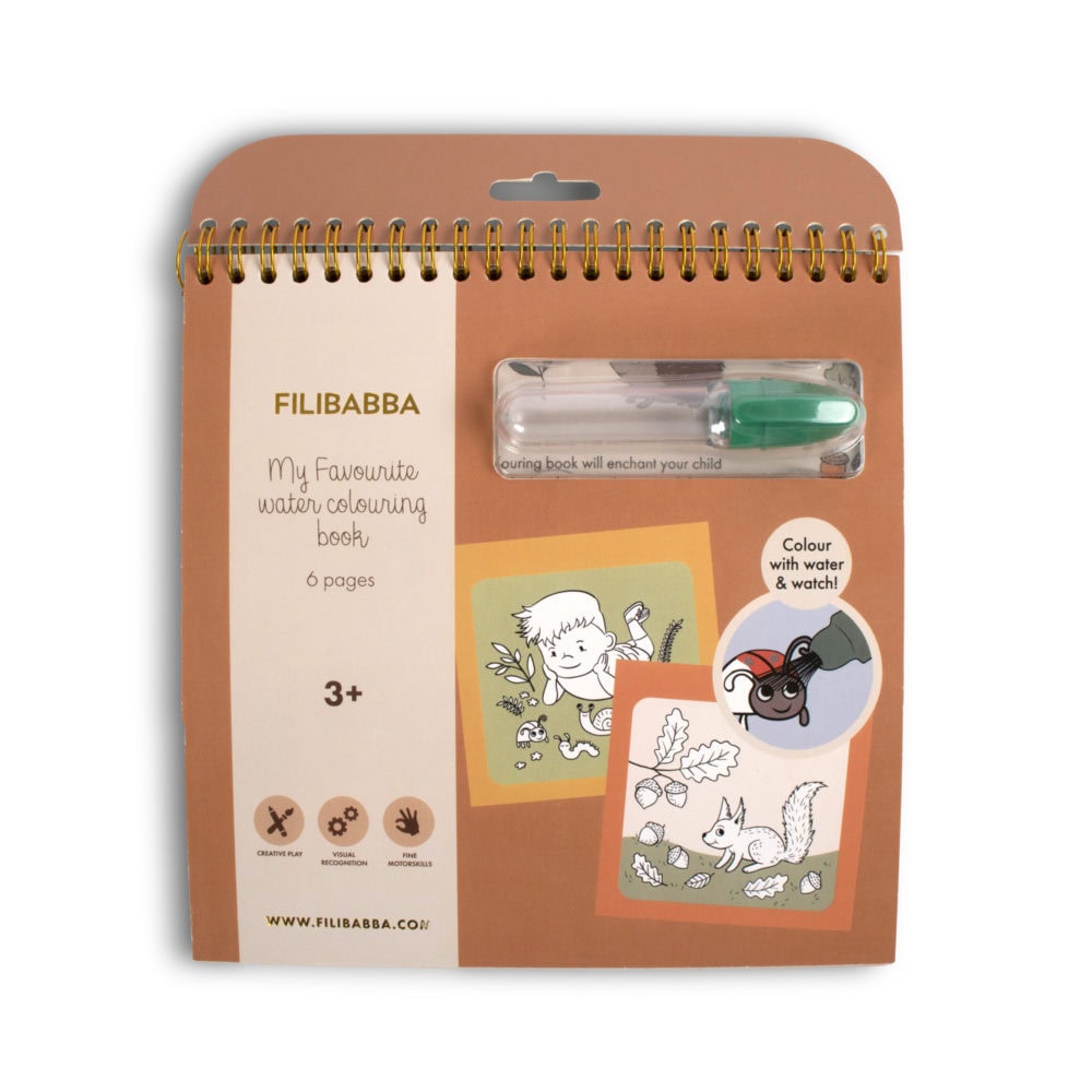 Filibabba Water Colouring Book - Forest