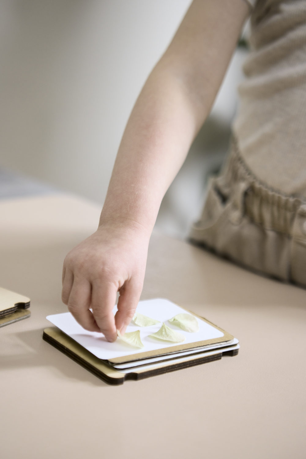 Filibabba Blompress i trä