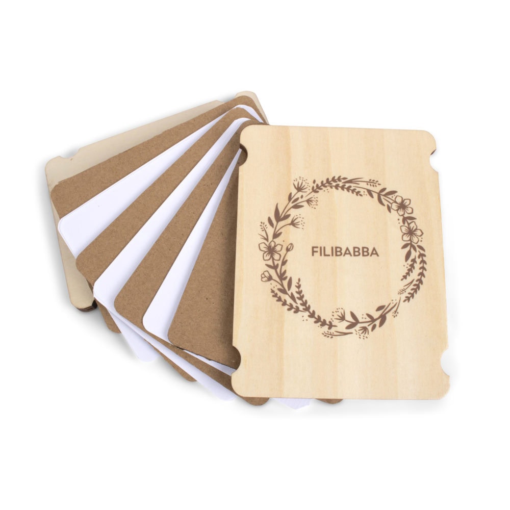 Filibabba Blompress i trä