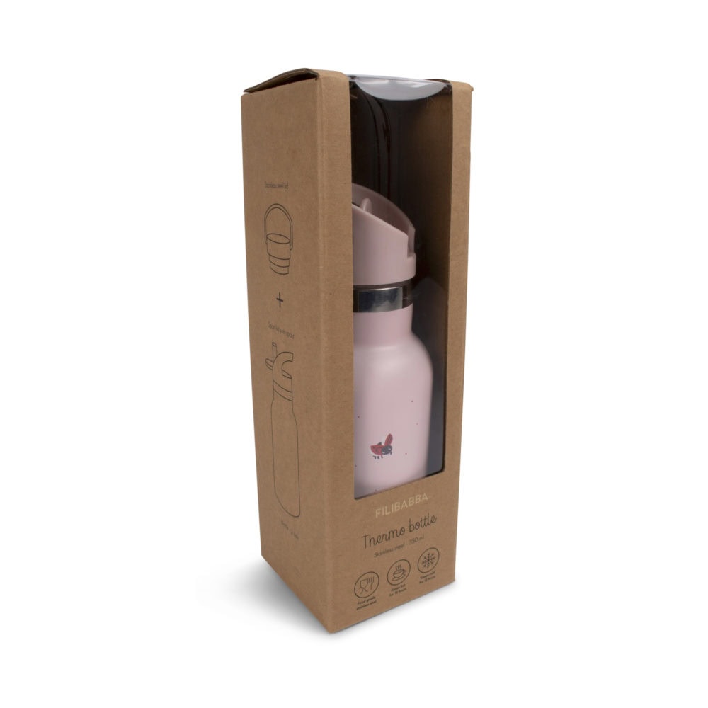 Filibabba rostfri vattenflaska Lucky