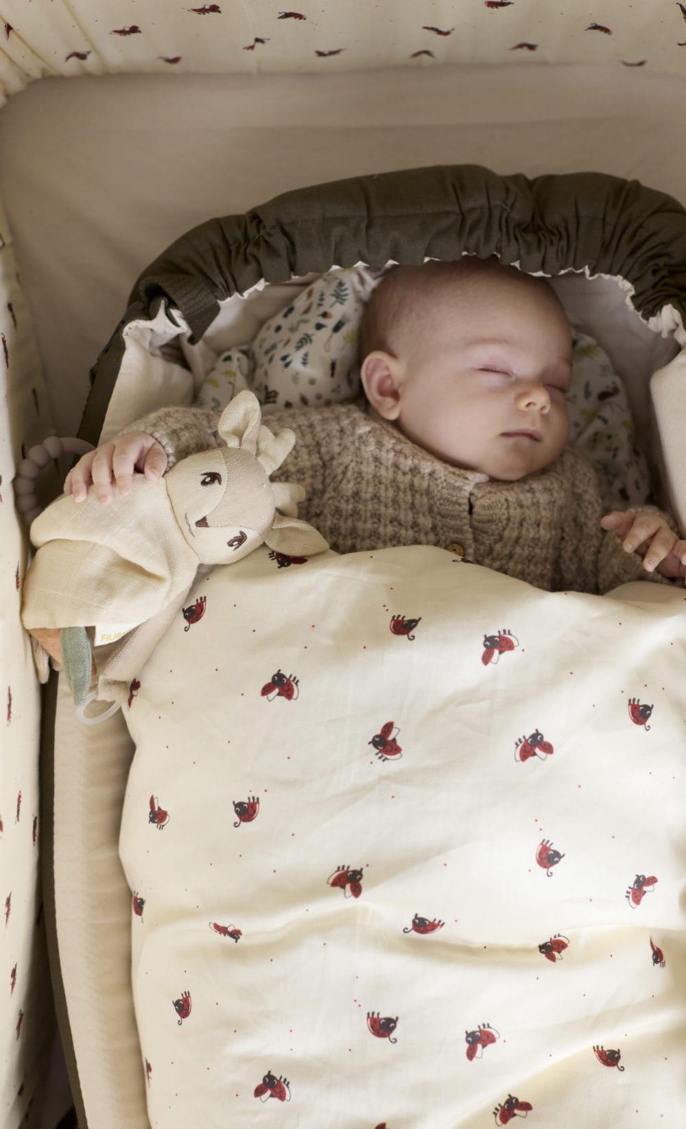 Filibabba Snuttefilt med Bitring - Hjort