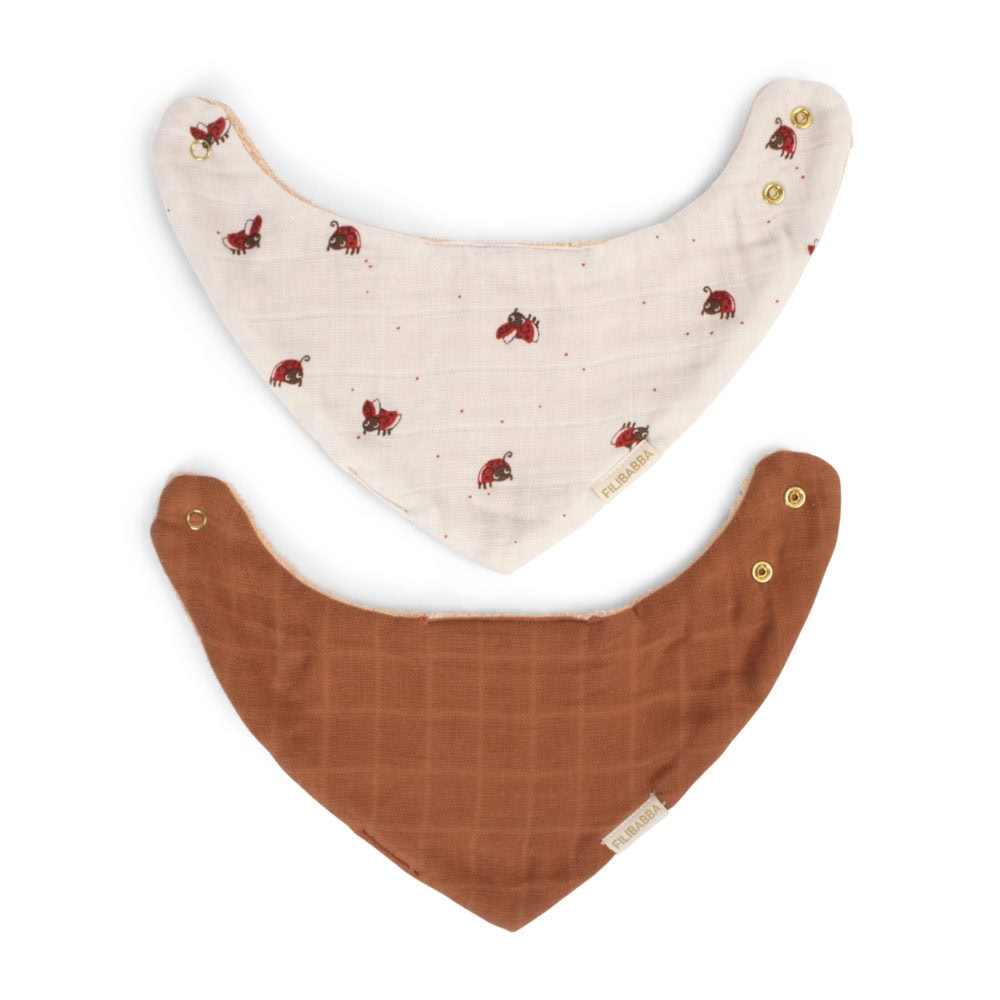 Filibabba Bandana Bib 2-pack