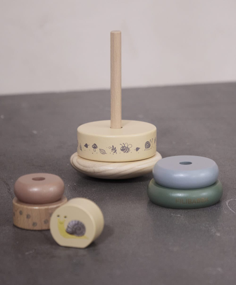 Filibabba trästapelleksak