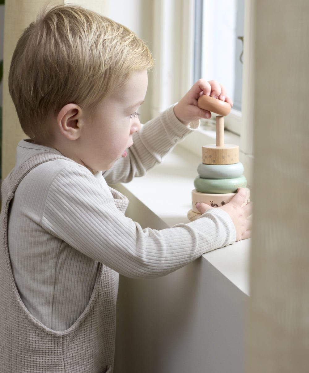 Filibabba trästapelleksak