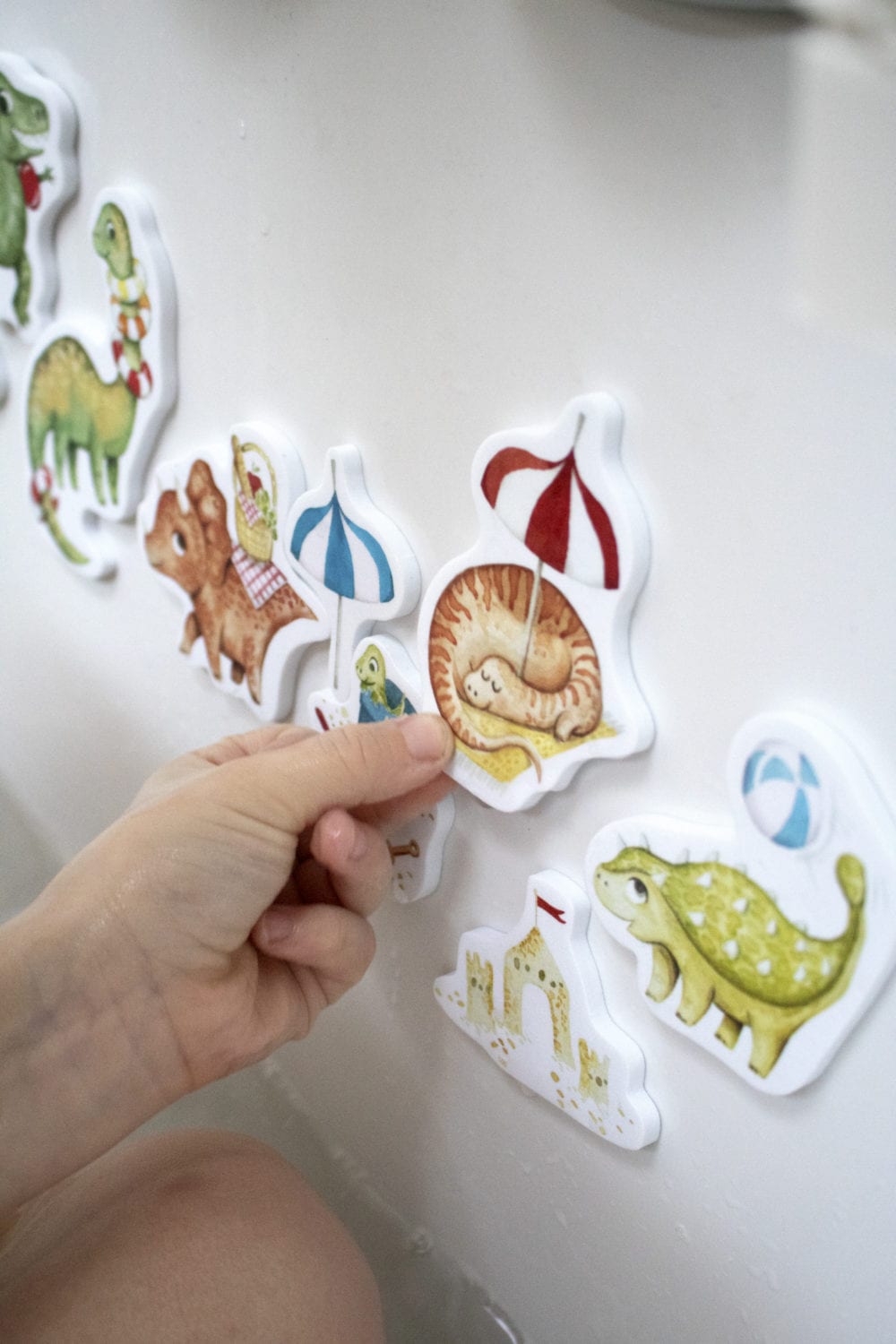 Filibabba Foam Bath Toys - Dino Beach