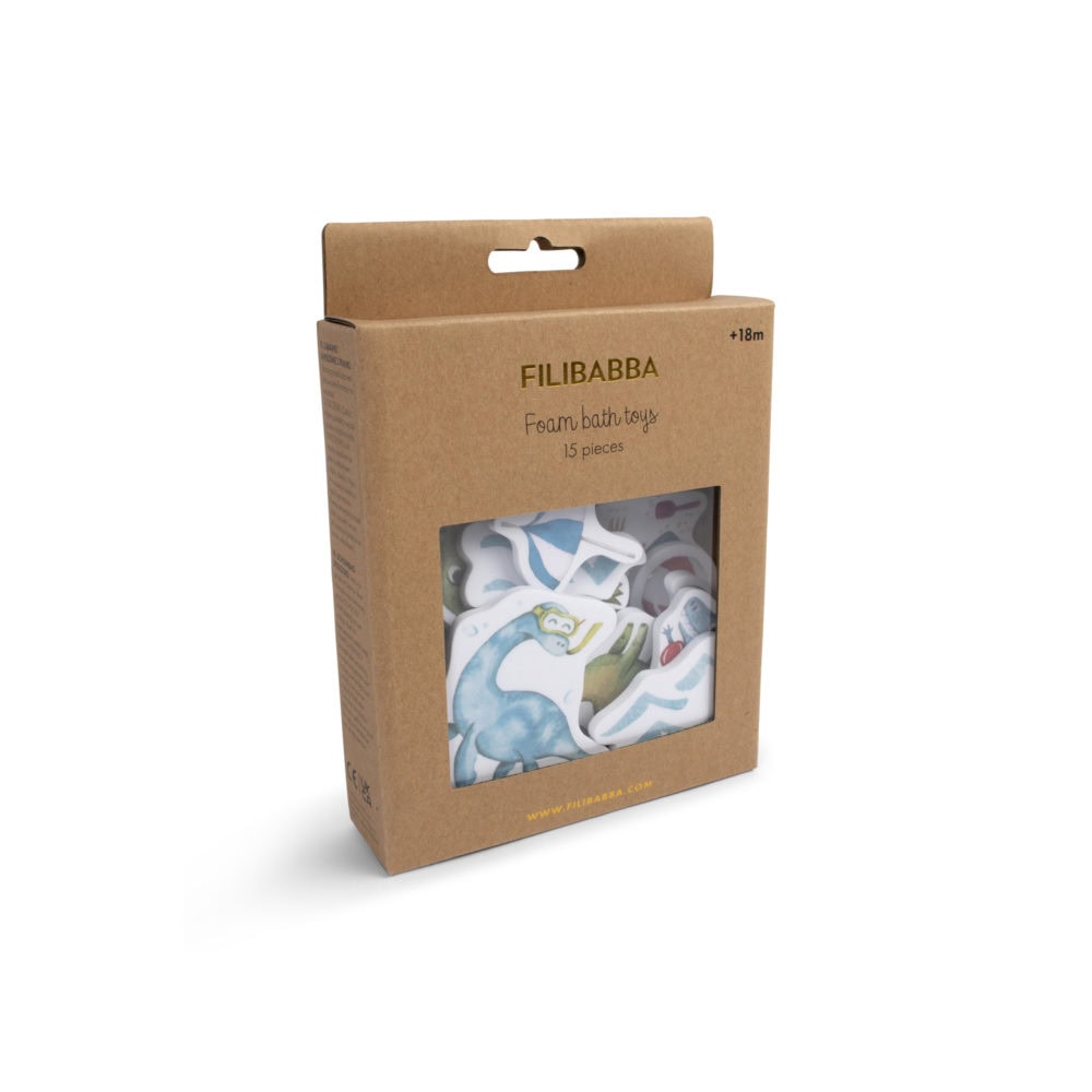 Filibabba Foam Bath Toys - Dino Beach