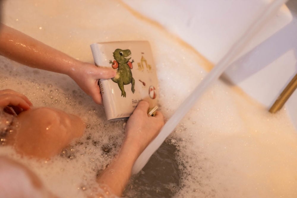 Filibabba Bath book - Dino Beach