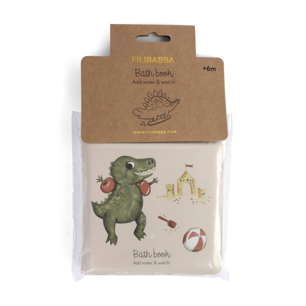Filibabba Bath book - Dino Beach