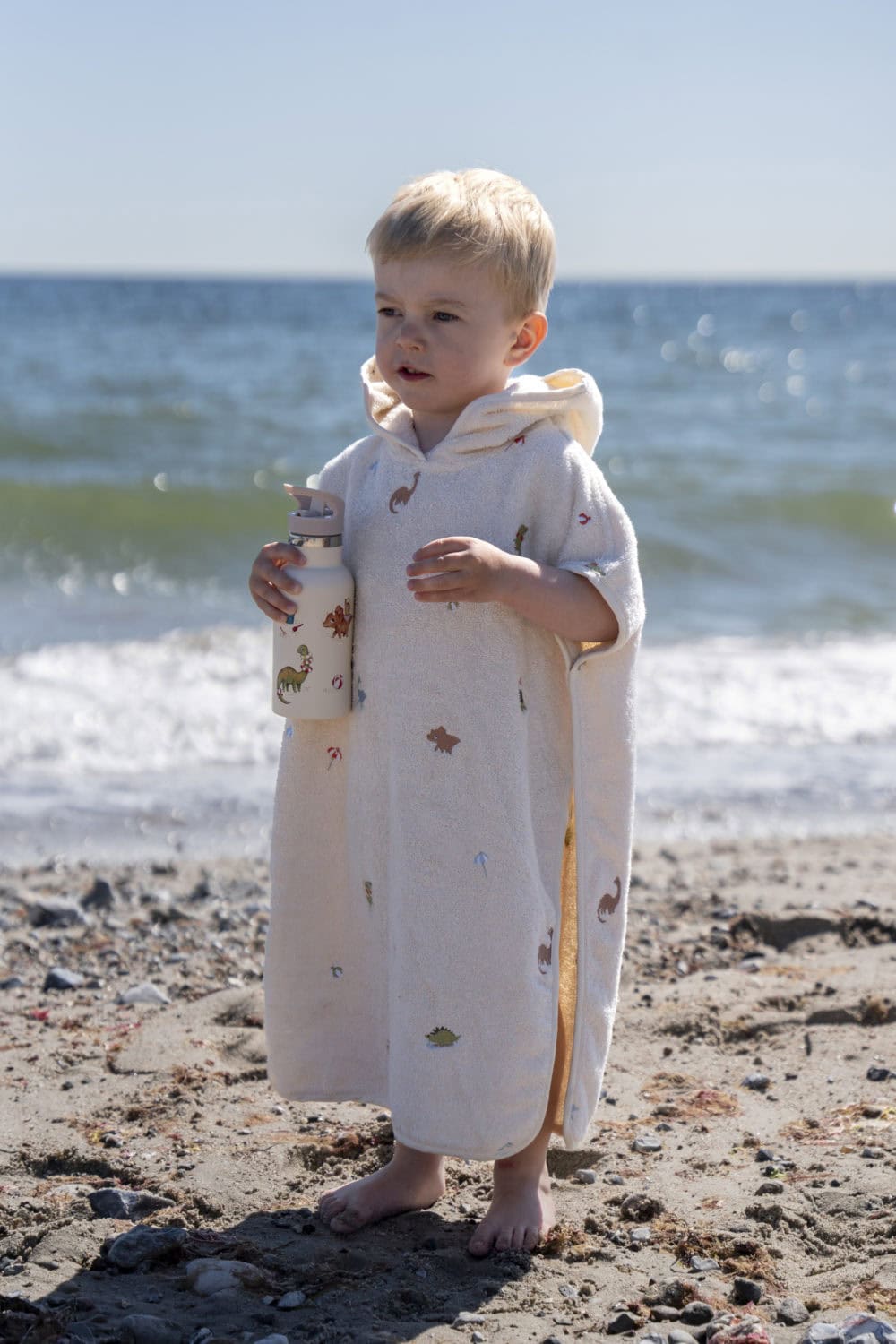 Filibabba broderad strandponcho Dino Beach