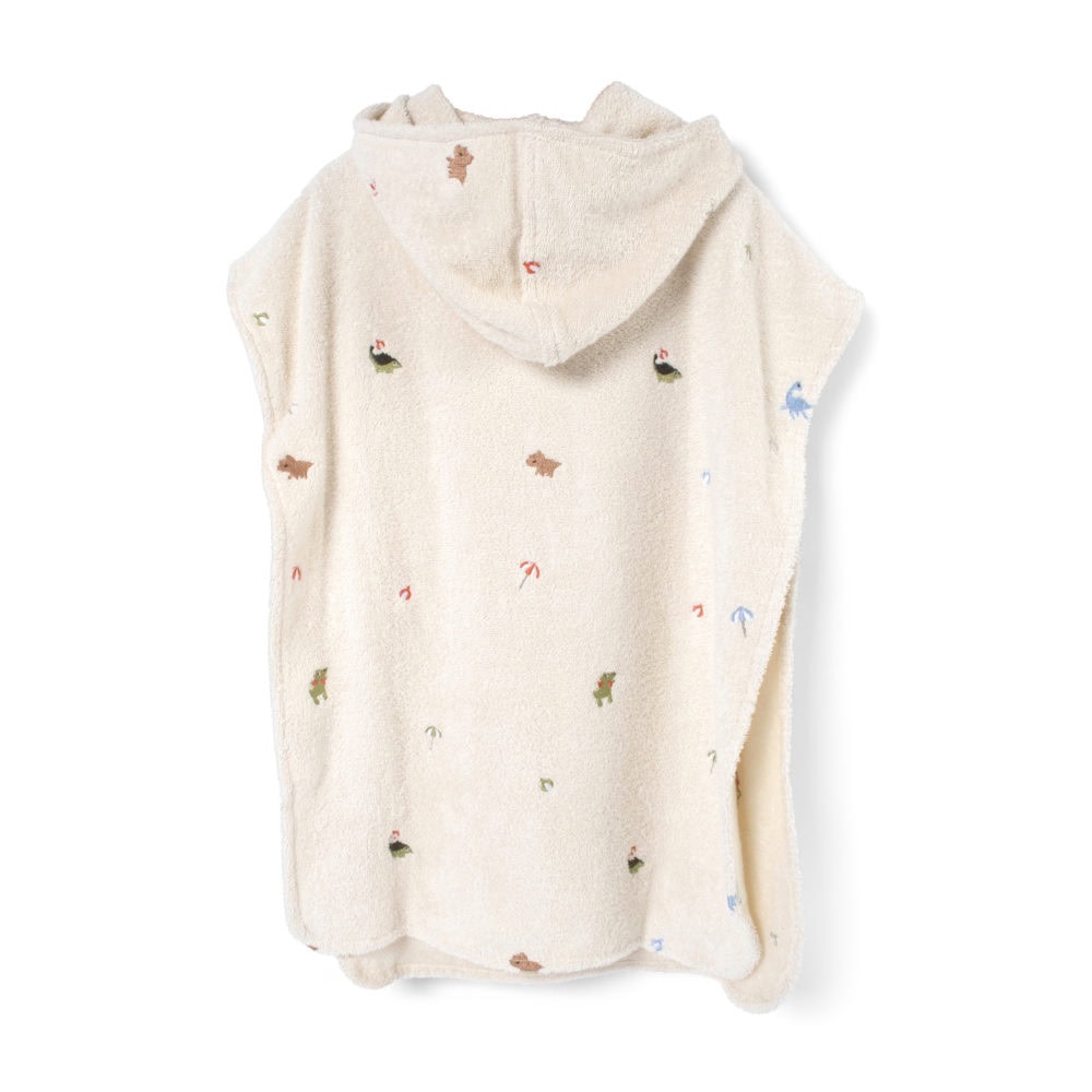 Filibabba broderad strandponcho Dino Beach