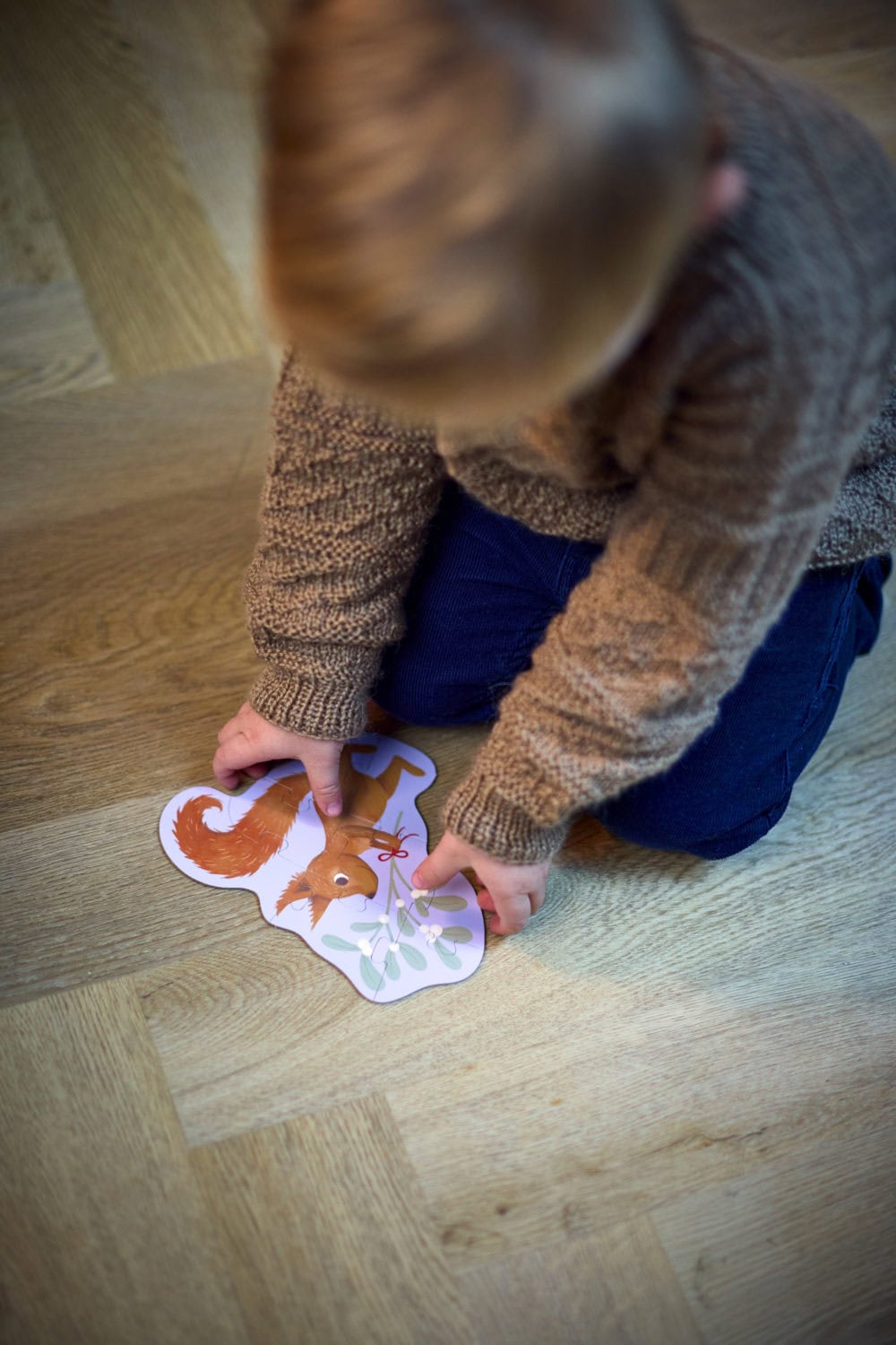 Filibabba 4 Pussel - Vinter och Skogsvänner