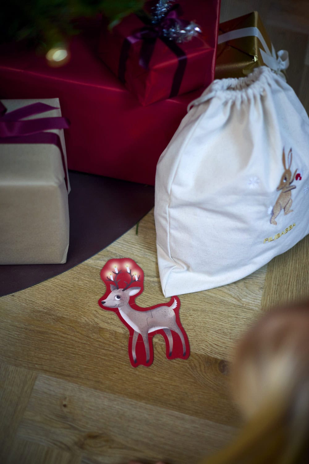 Filibabba 4 Pussel - Vinter och Skogsvänner