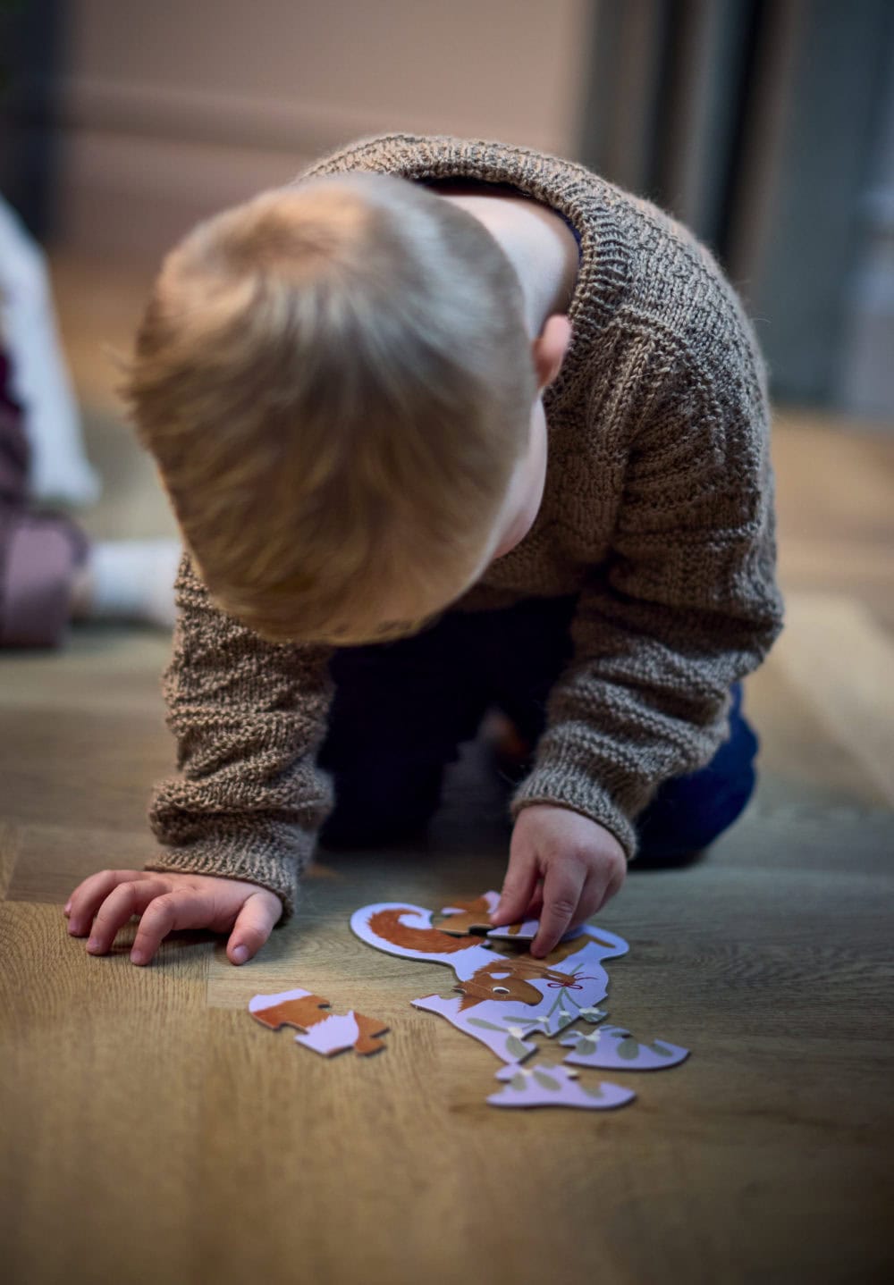 Filibabba 4 Pussel - Vinter och Skogsvänner