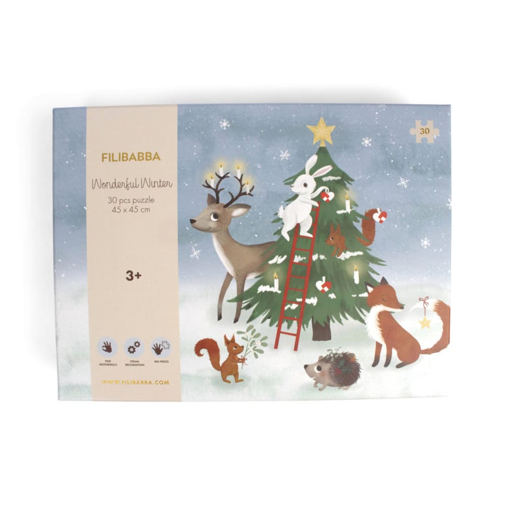 Filibabba Puzzle 30 pcs - Winter Forest
