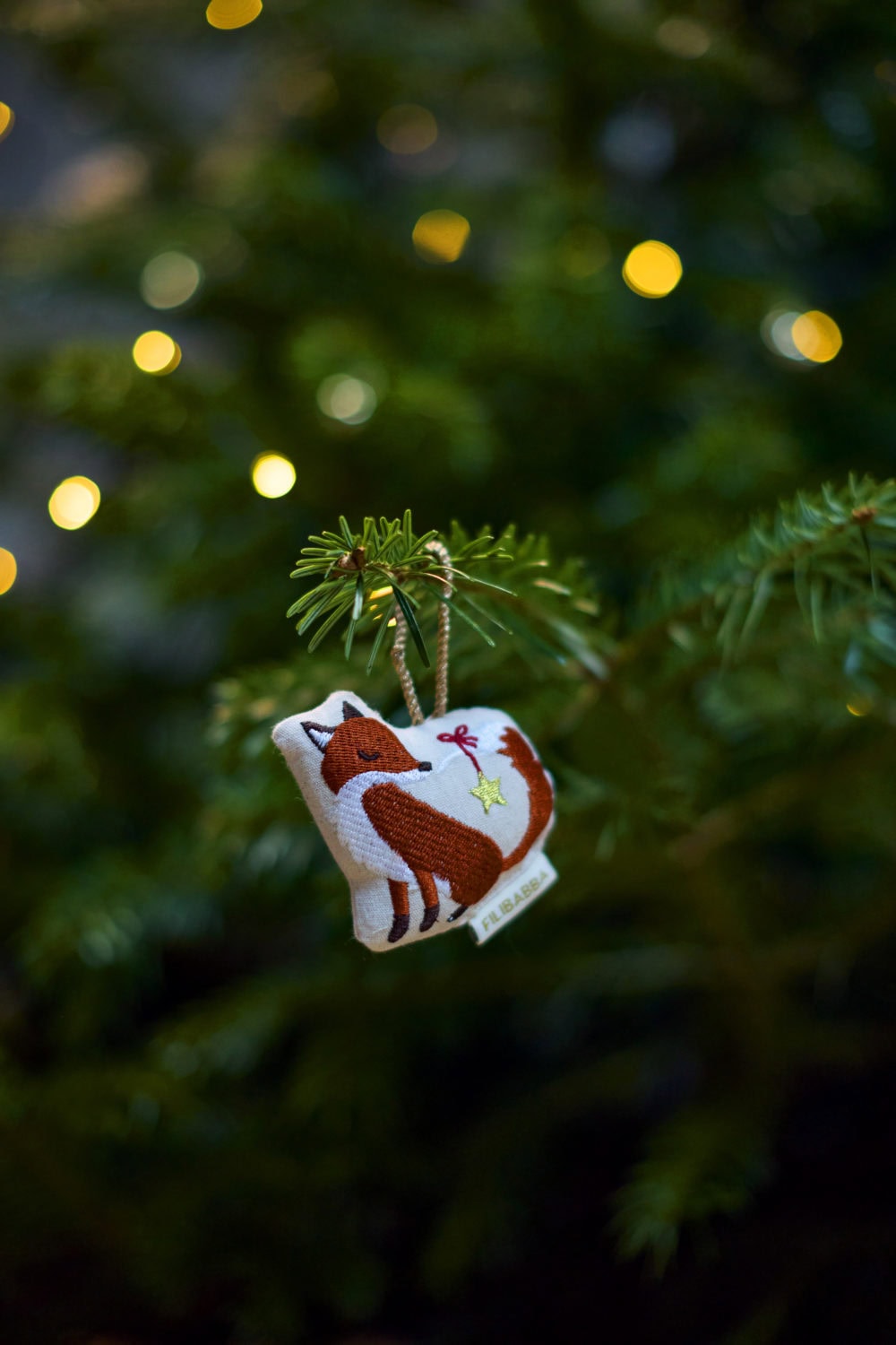 Filibabba Embroidered Winter Ornaments