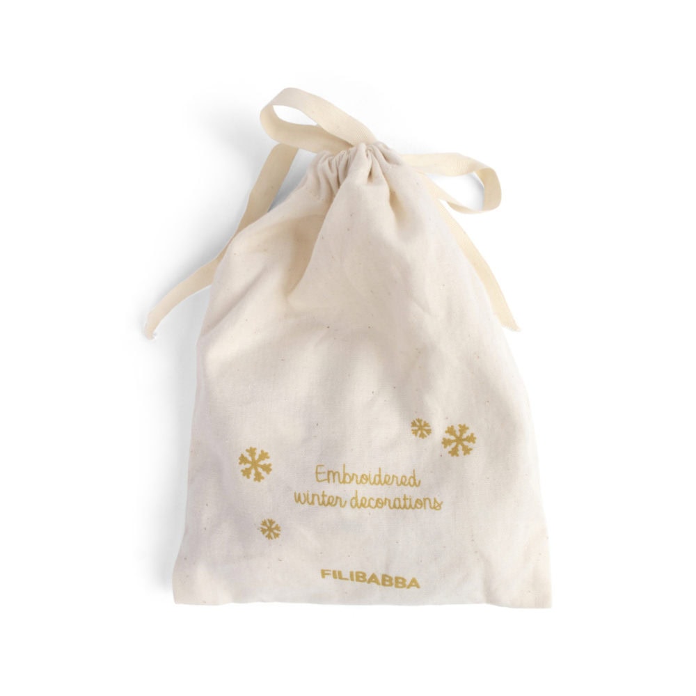 Filibabba Embroidered Winter Ornaments