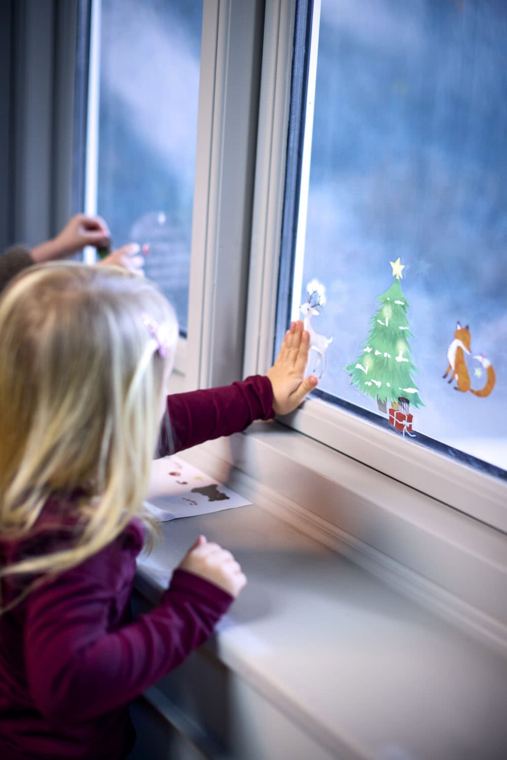 Filibabba Fönsterdekaler - Vinter och Skogsvänner