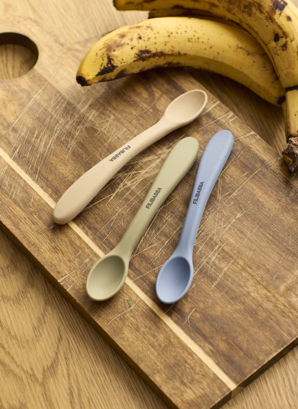 Filibabba Silikonskedar 3-pack Ocean Mix