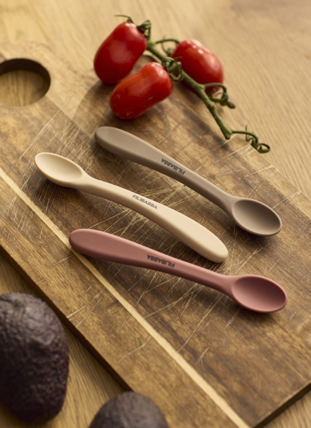 Filibabba silikonskedar 3-pack