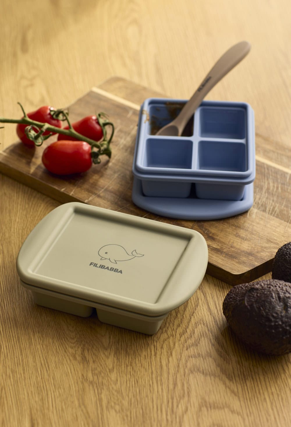 Filibabba silikonfrysbrickor Ocean Mix