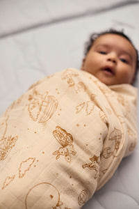 Filibabba Muslin Swaddle Diaper GOTS