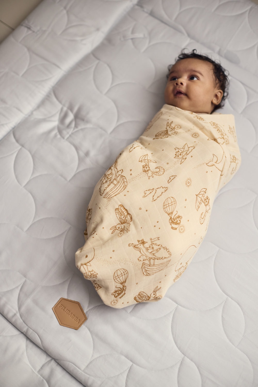 Filibabba Muslin Swaddle Diaper GOTS