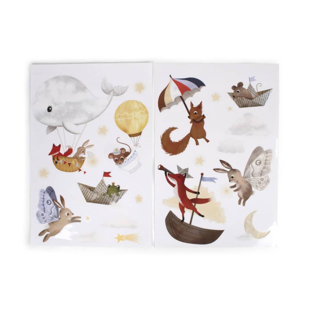 Filibabba Wallstickers Dreamy Adventurers