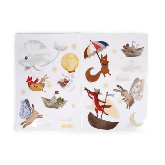 Filibabba Wallstickers Dreamy Adventurers