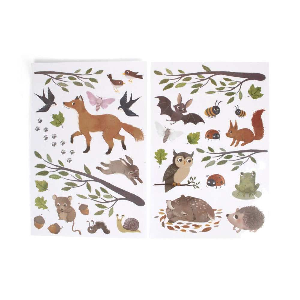 Filibabba Wallstickers - Forest Friends