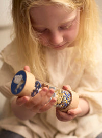 Filibabba träleksaker för sensorisk utveckling