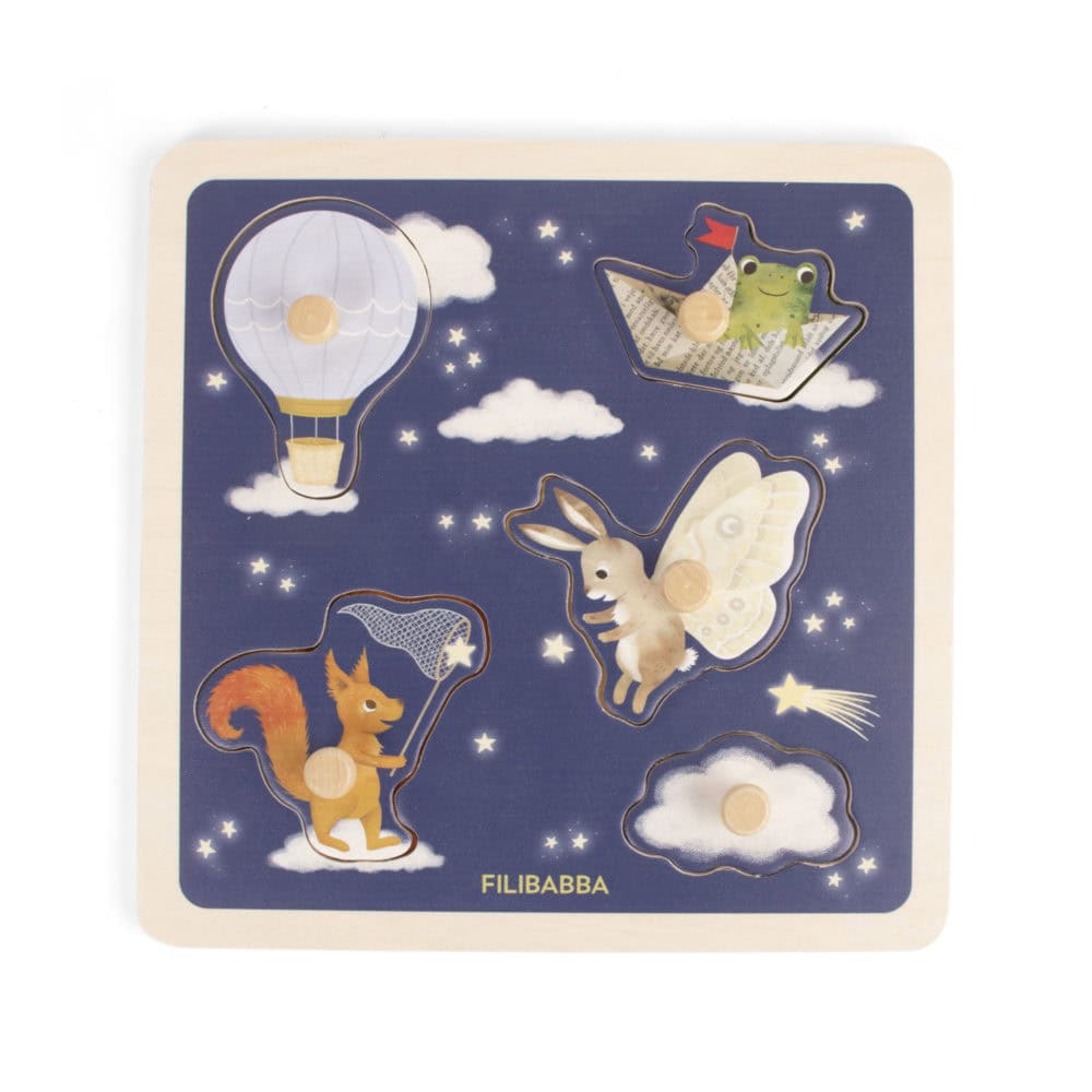 Filibabba Träpussel Små Äventyrare