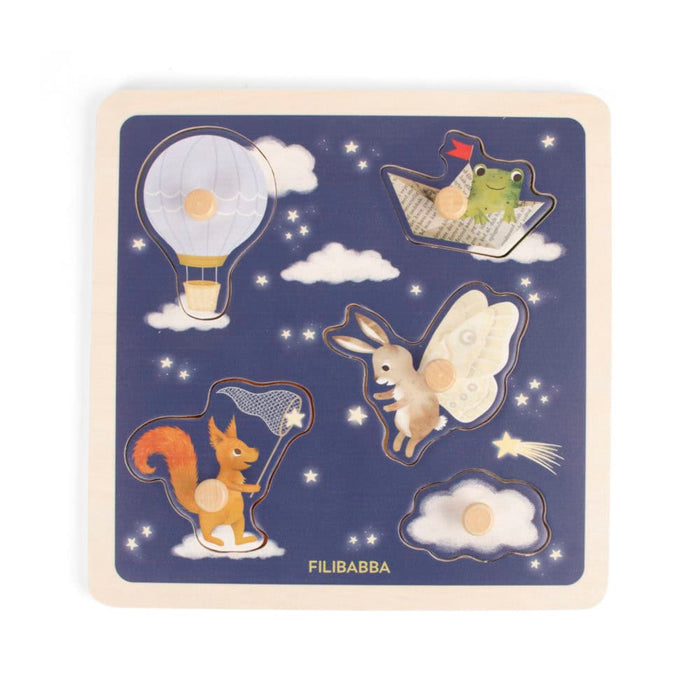 Filibabba Träpussel Små Äventyrare
