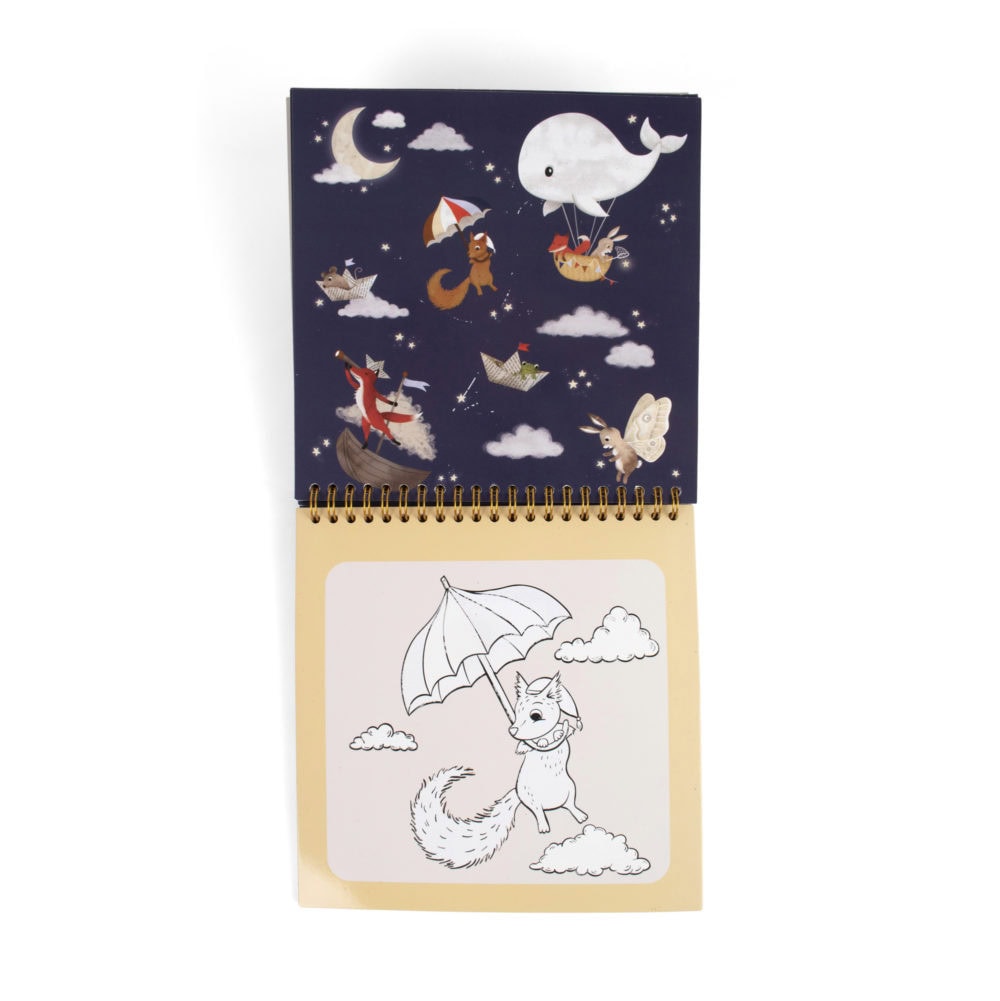 Filibabba Vattenmålarbok Dreamy Adventurers