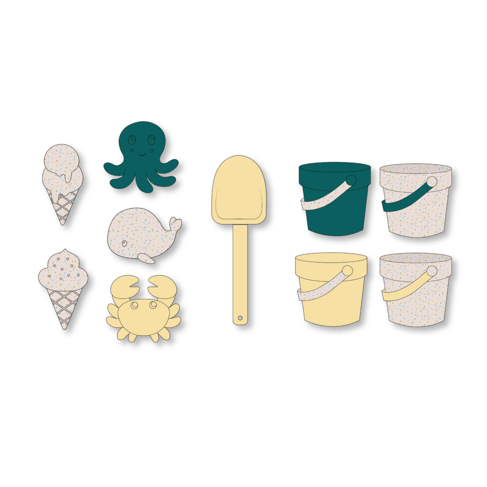 Filibabba Silicone beach set