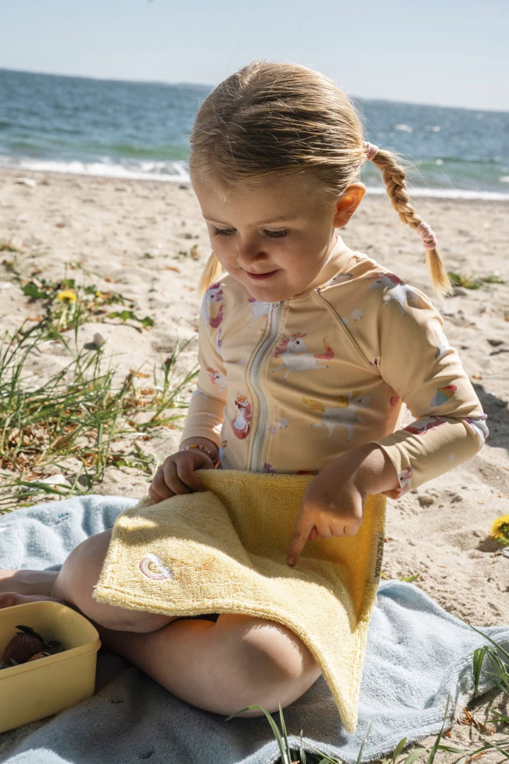 Filibabba Tvättlappar 4-pack Broderad