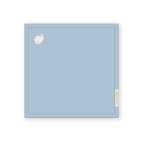 Filibabba Washcloth Embroidered Whale 4-pack