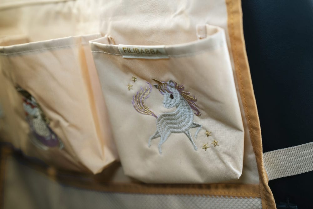 Filibabba Backseat Organizer – Unicorn Shores
