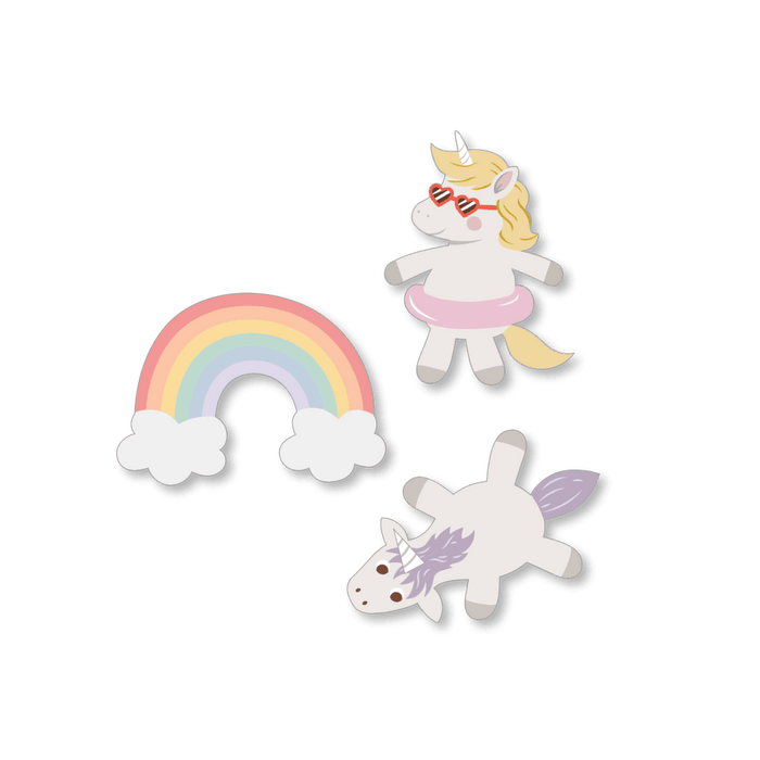 Filibabba Neopren badleksaker – Enhörningar