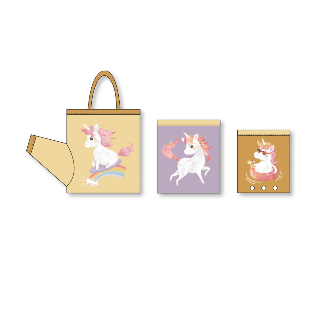 Filibabba Unicorn aktivitetskoppar