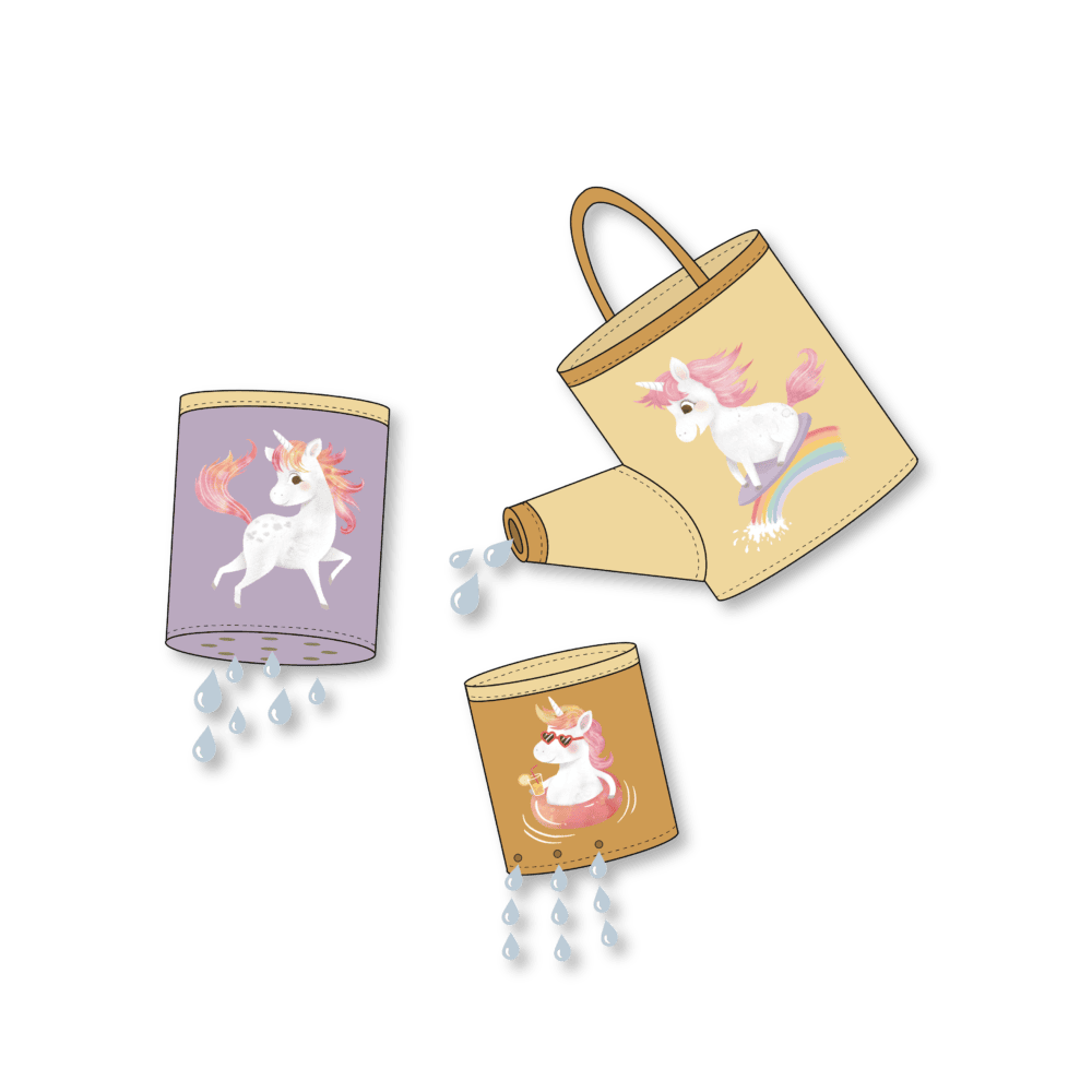 Filibabba Unicorn aktivitetskoppar